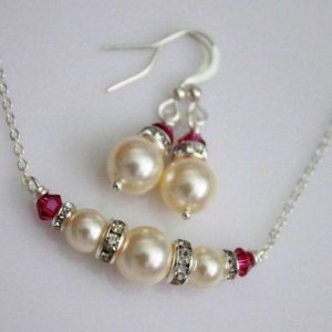 Pearl Tassels Stud Earrings