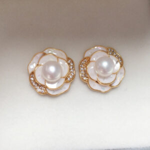 Freshwater Pearl S925 Sterling Silver Pin