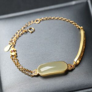 Hetian Qingyu Ancient Fa Ruyi Best Friend Bracelet