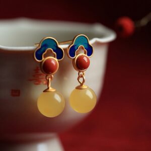 Sterling Silver 925 Ruyi Earrings